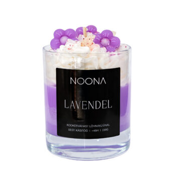 Lavendli lõhnaküünal